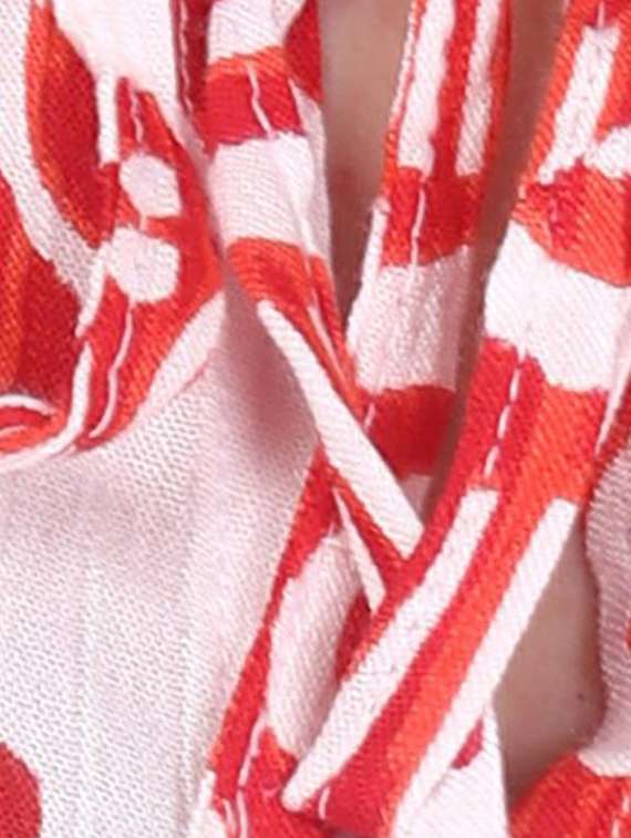 women printed short sleeve ethnic co-ord set - 22282135 -  Standard Image - 3