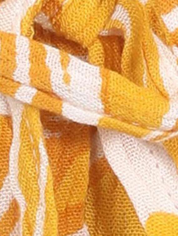 women printed flute sleeve a-line dress - 22282139 -  Standard Image - 3