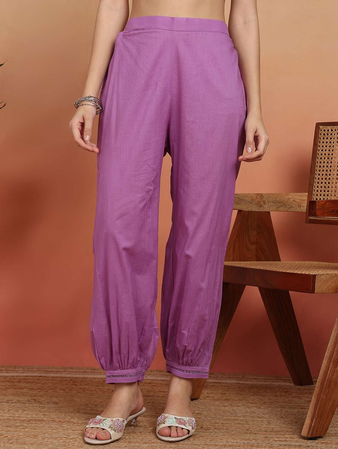 women self design three quarter sleeve kurta salwar set - 22282183 -  Standard Image - 3