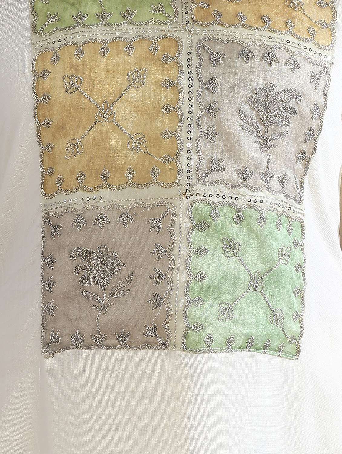 women solid with work long sleeve kurta pant set - 22282185 -  Standard Image - 5