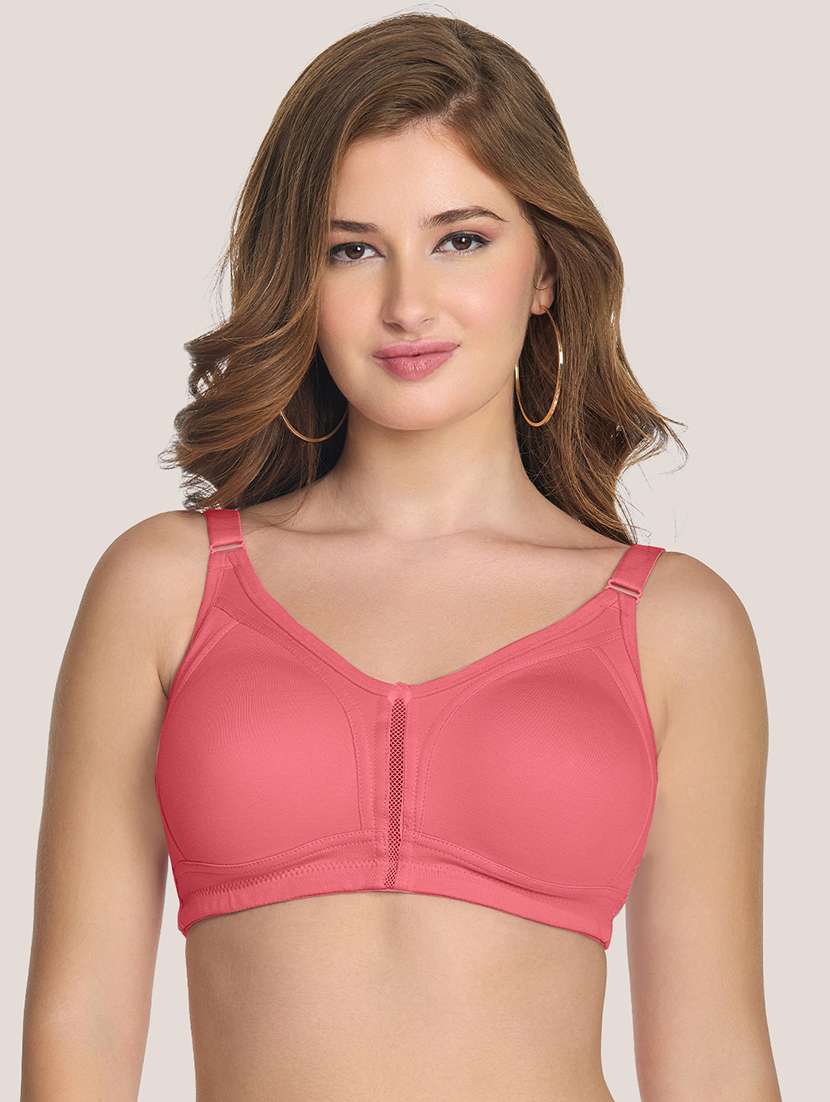 women solid full coverage minimizer bra