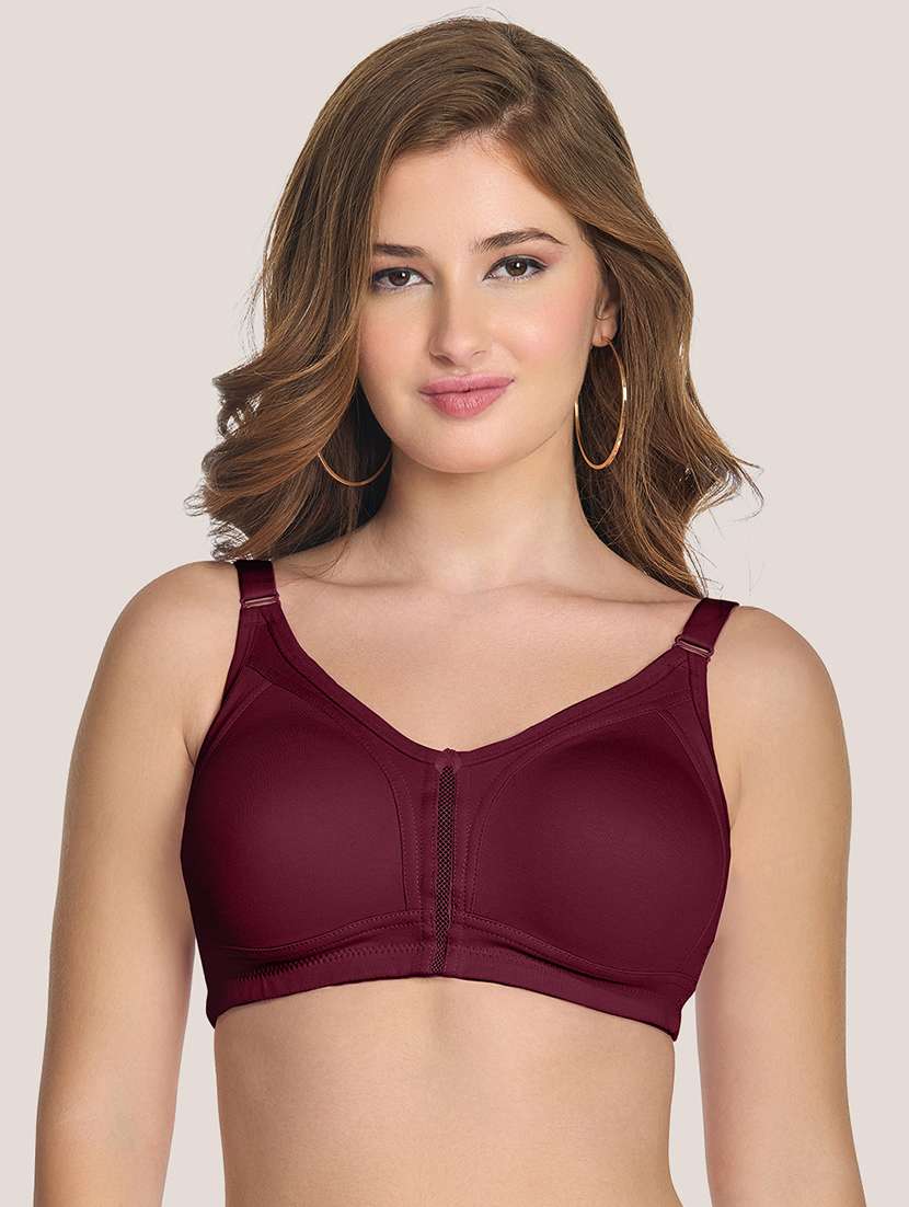 women solid full coverage minimizer bra