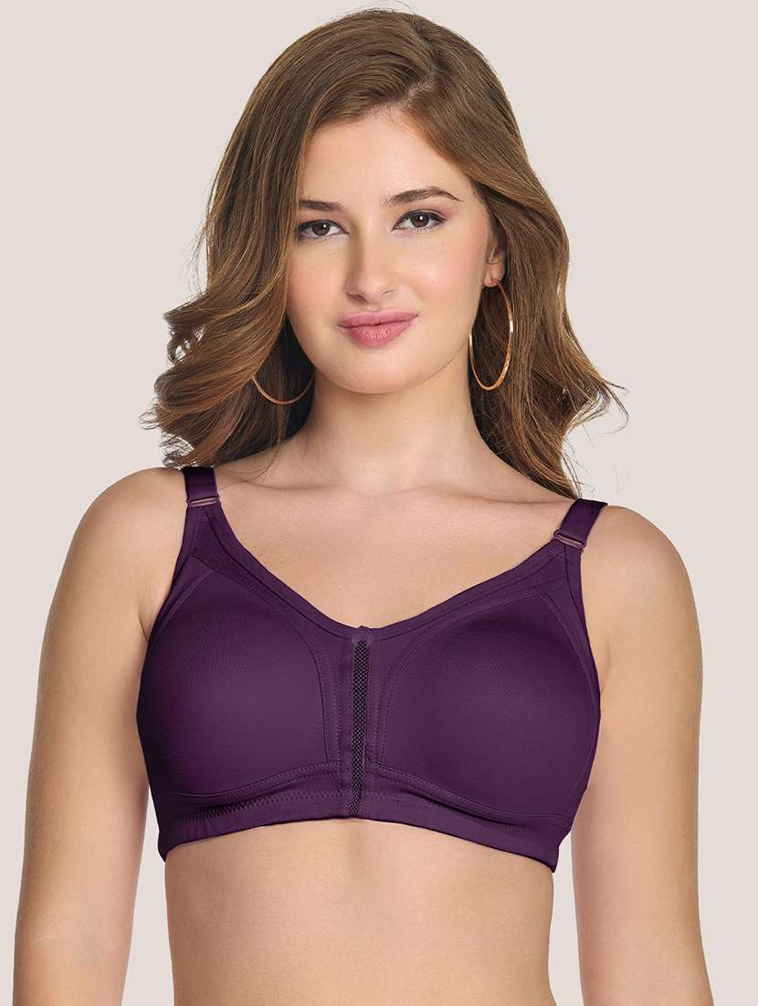 women solid full coverage minimizer bra