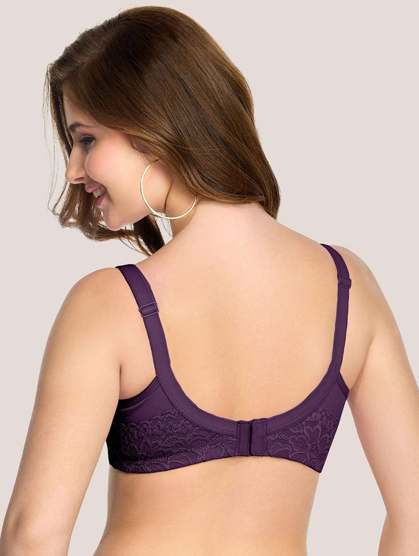 women solid full coverage minimizer bra - 22282390 -  Standard Image - 3