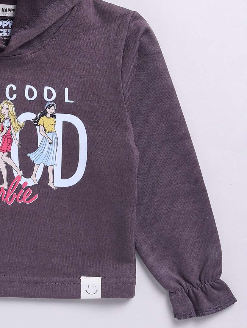 girls printed long sleeve hooded sweatshirt - 22282424 -  Standard Image - 3