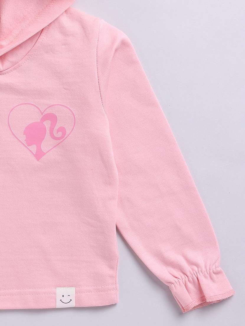 girls printed long sleeve hooded sweatshirt - 22282425 -  Standard Image - 3