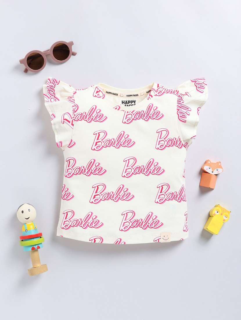 girls printed short sleeve tee