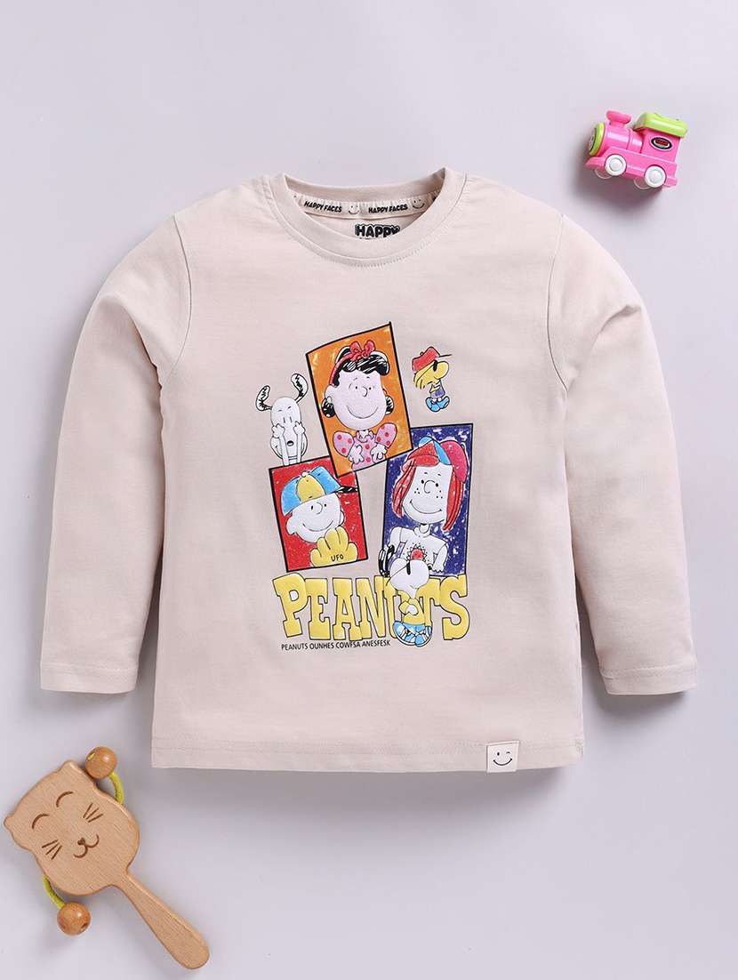 girls printed long sleeve tee