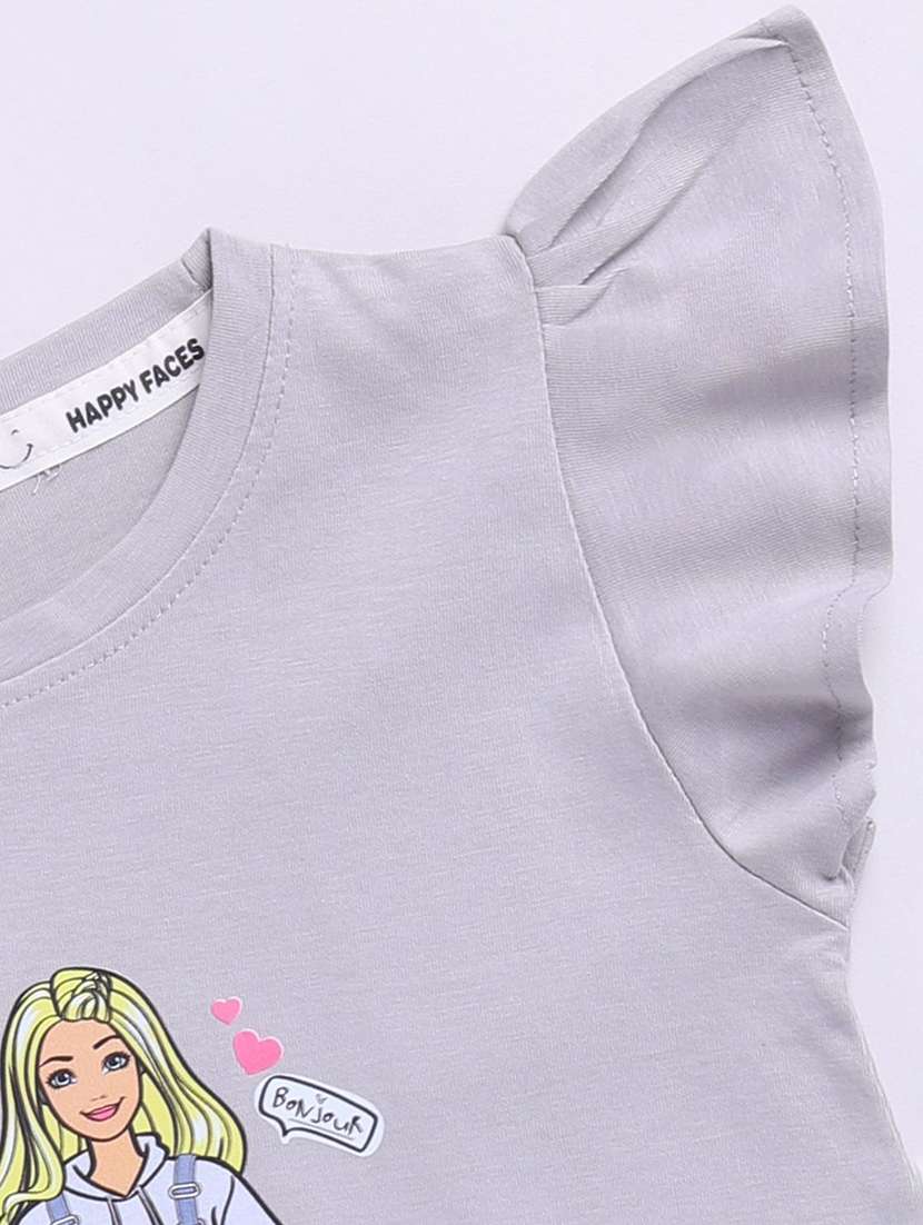 girls printed short sleeve tee - 22282450 -  Standard Image - 3