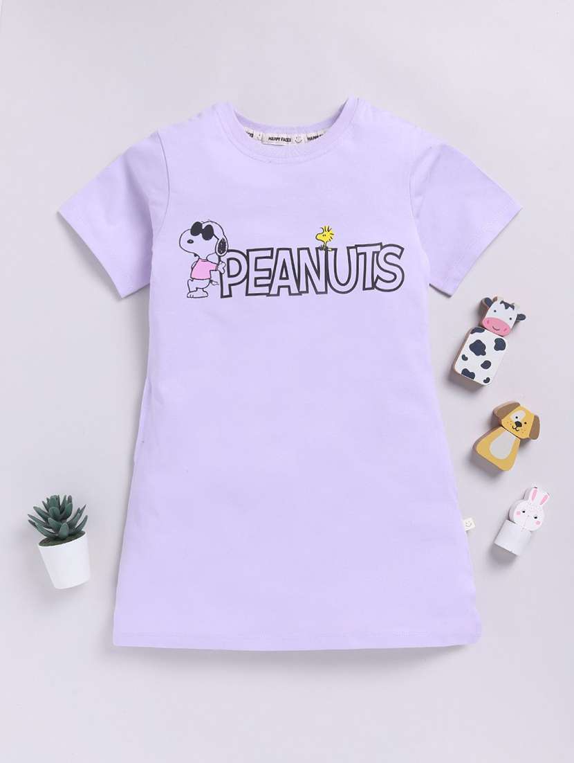 girls printed short sleeve tee