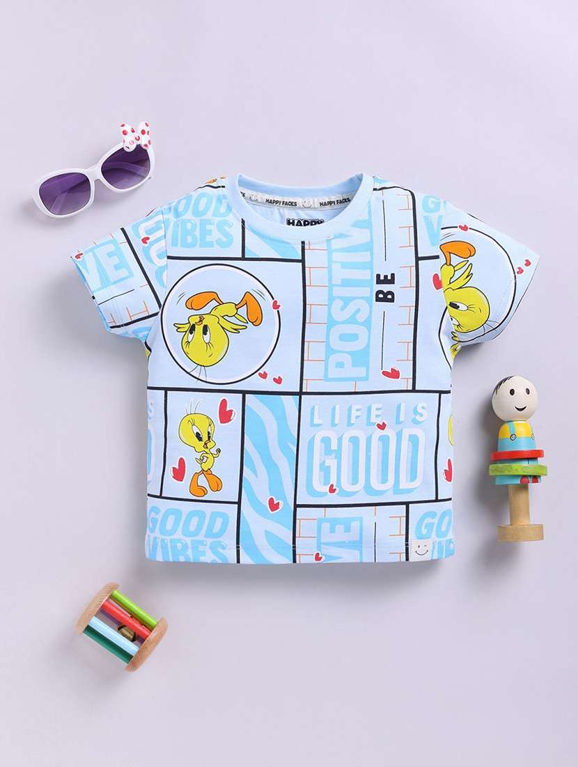 girls printed short sleeve tee