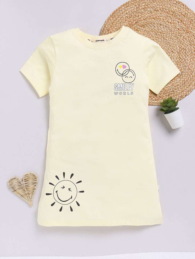 girls printed short sleeve tee
