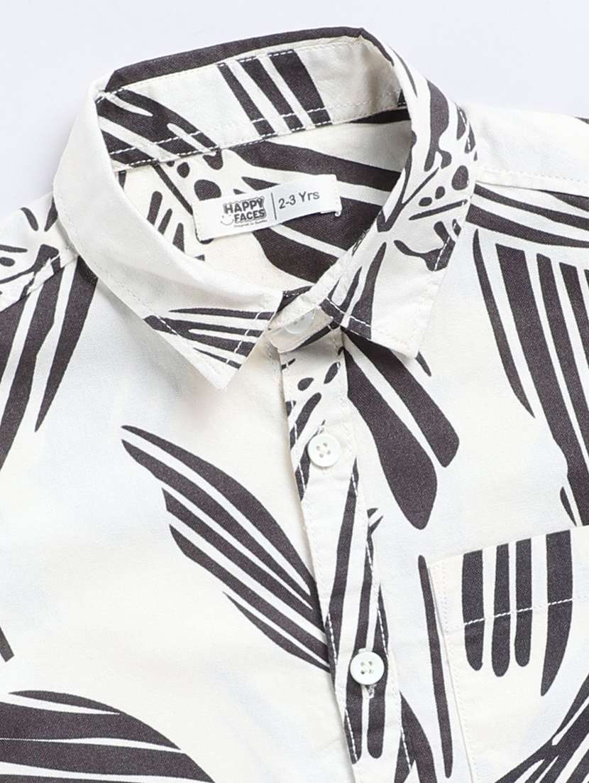 boys printed collared short sleeve shirt - 22282590 -  Standard Image - 3
