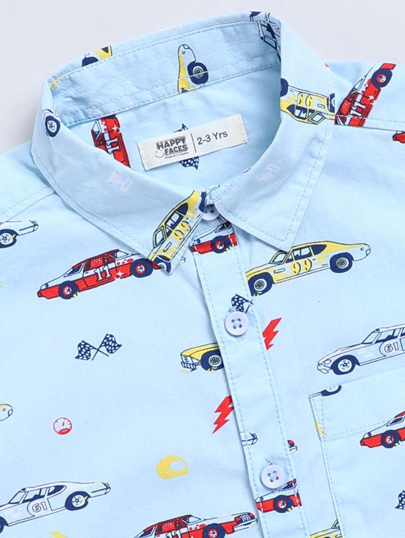 boys printed short sleeve shirt - 22282603 -  Standard Image - 3