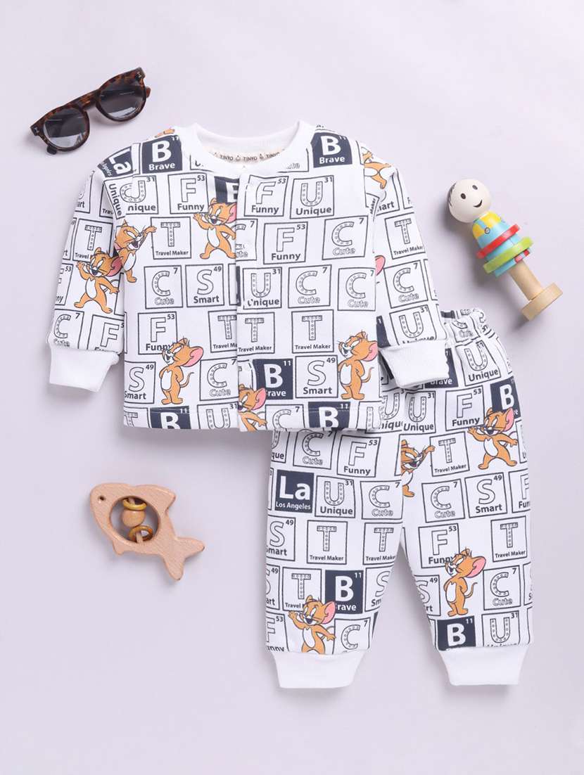 kids printed full length co-ord set