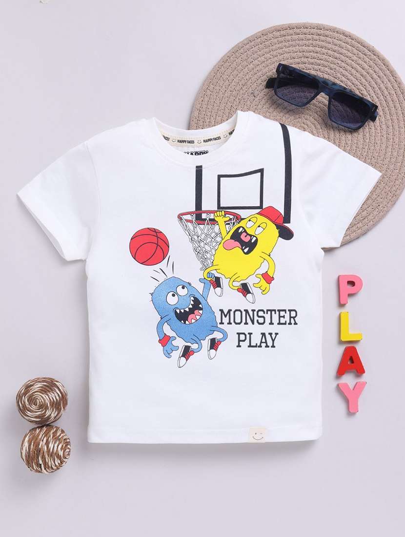 boys printed short sleeve t-shirt