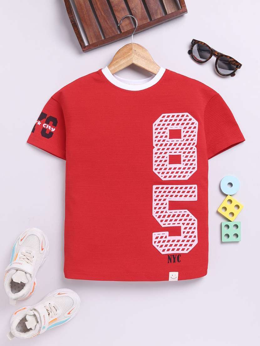 kids printed short sleeve t-shirt 