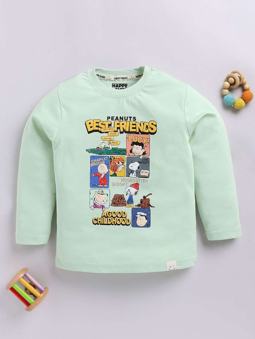 boys printed long sleeve t-shirt