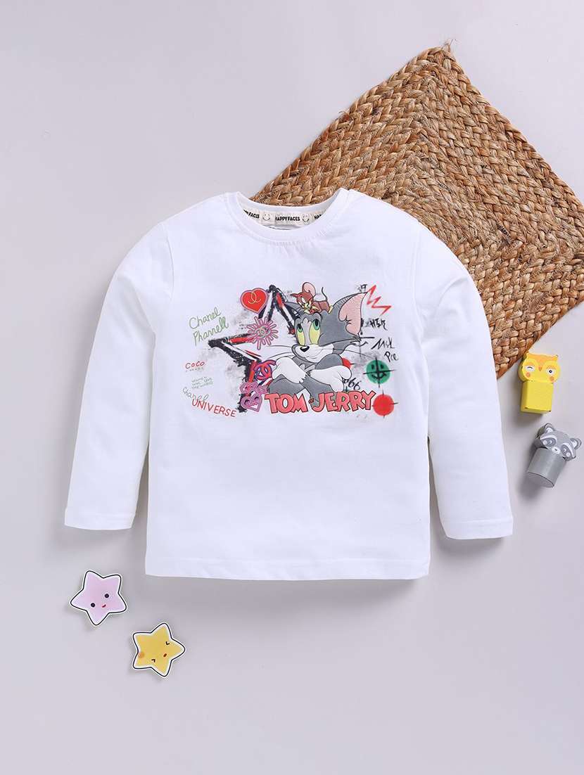kids printed long sleeve t-shirt 
