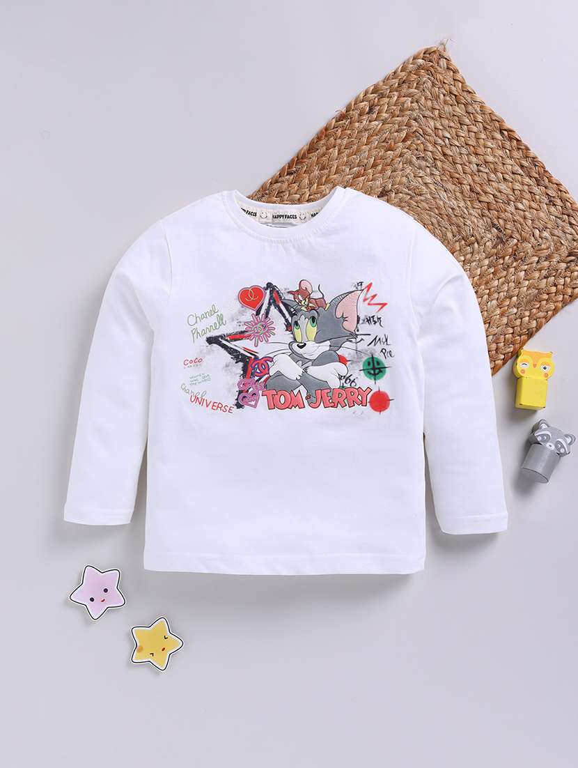 kids printed long sleeve t-shirt 