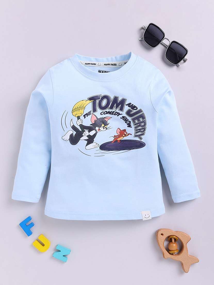 boys printed long sleeve t-shirt