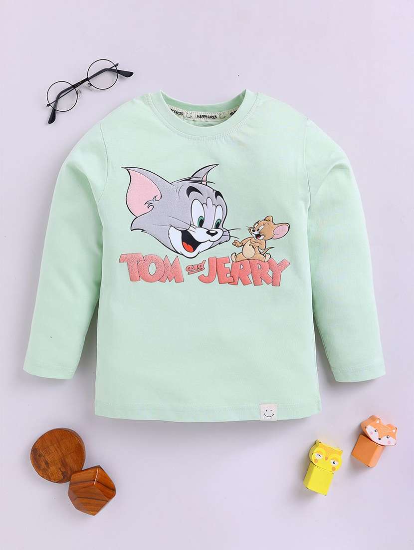 boys printed long sleeve t-shirt