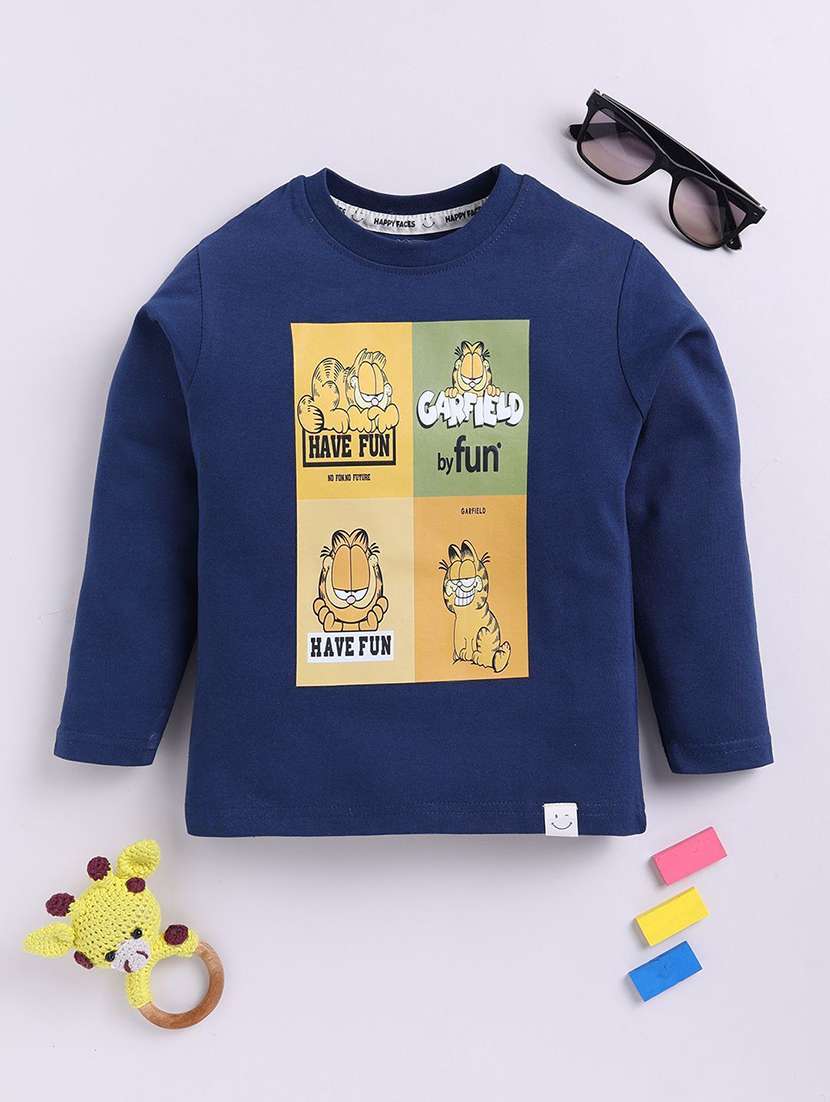 boys printed long sleeve t-shirt