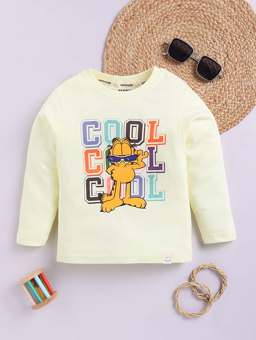 boys printed long sleeve t-shirt