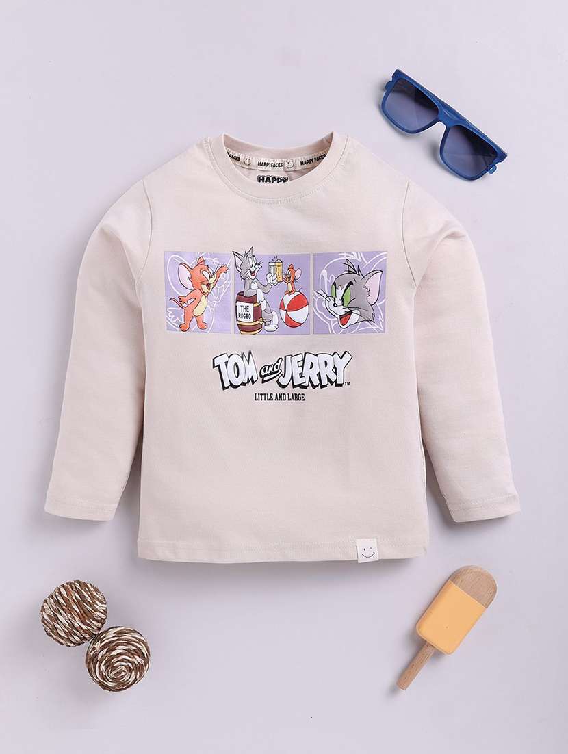 boys printed long sleeve t-shirt