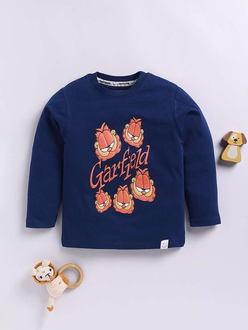 boys printed long sleeve t-shirt