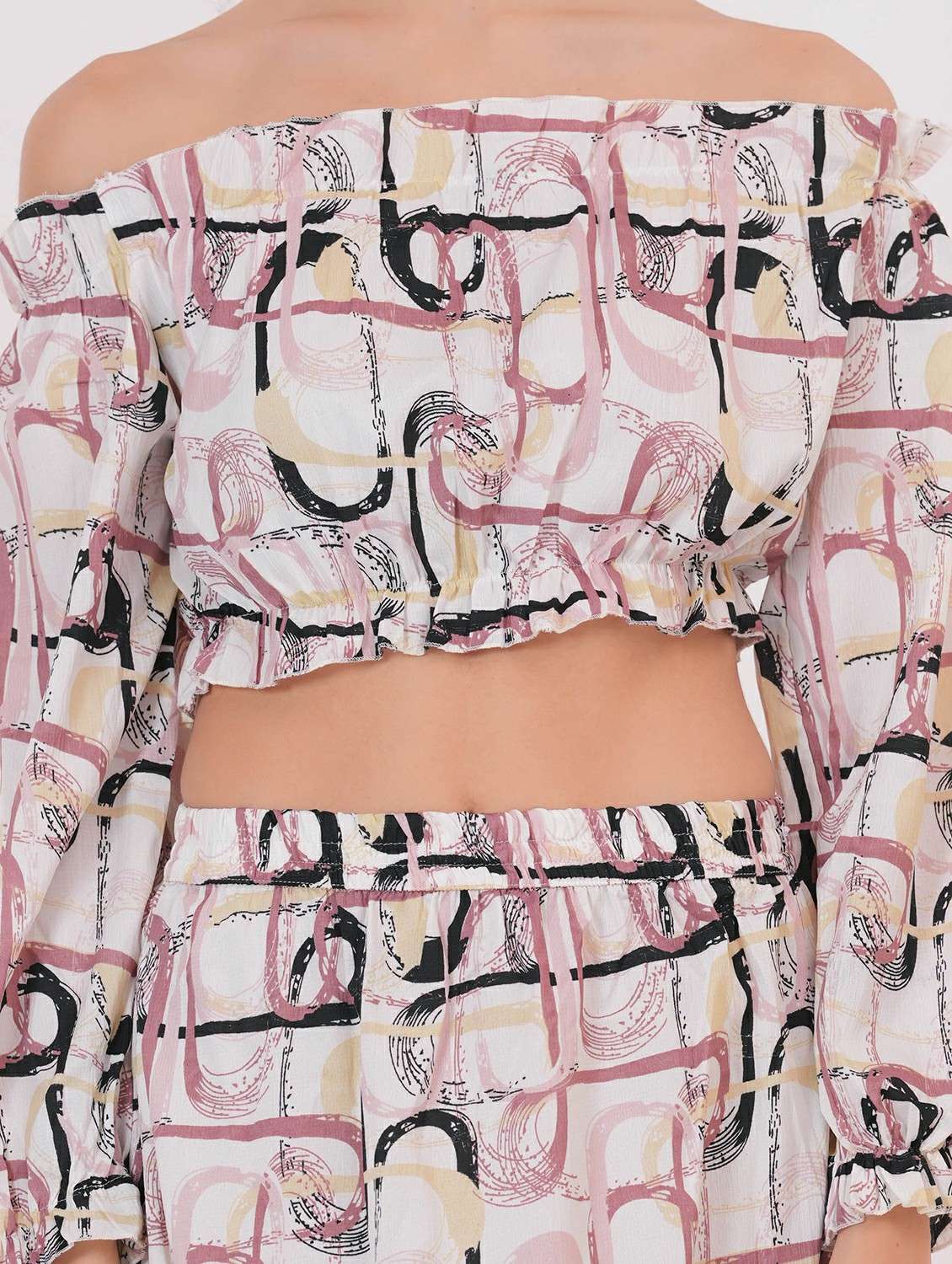 women printed top and skirt co-ord set - 22282990 -  Standard Image - 5