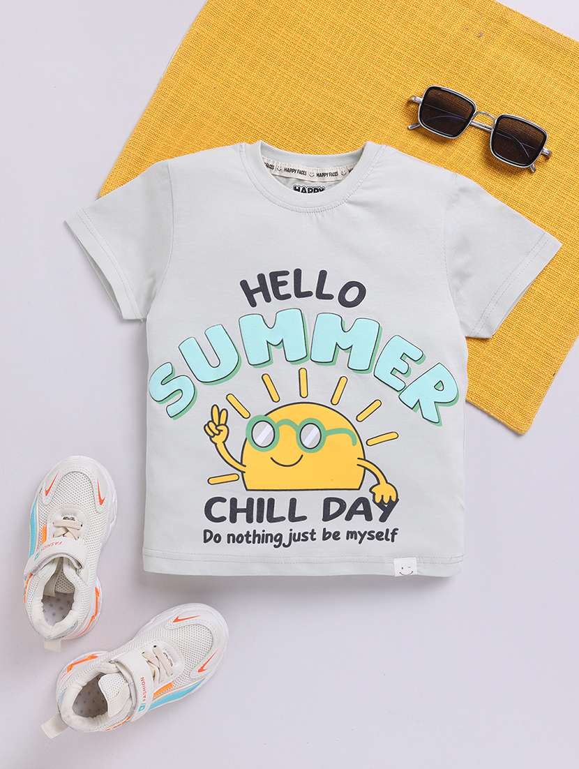 boys printed short sleeve t-shirt
