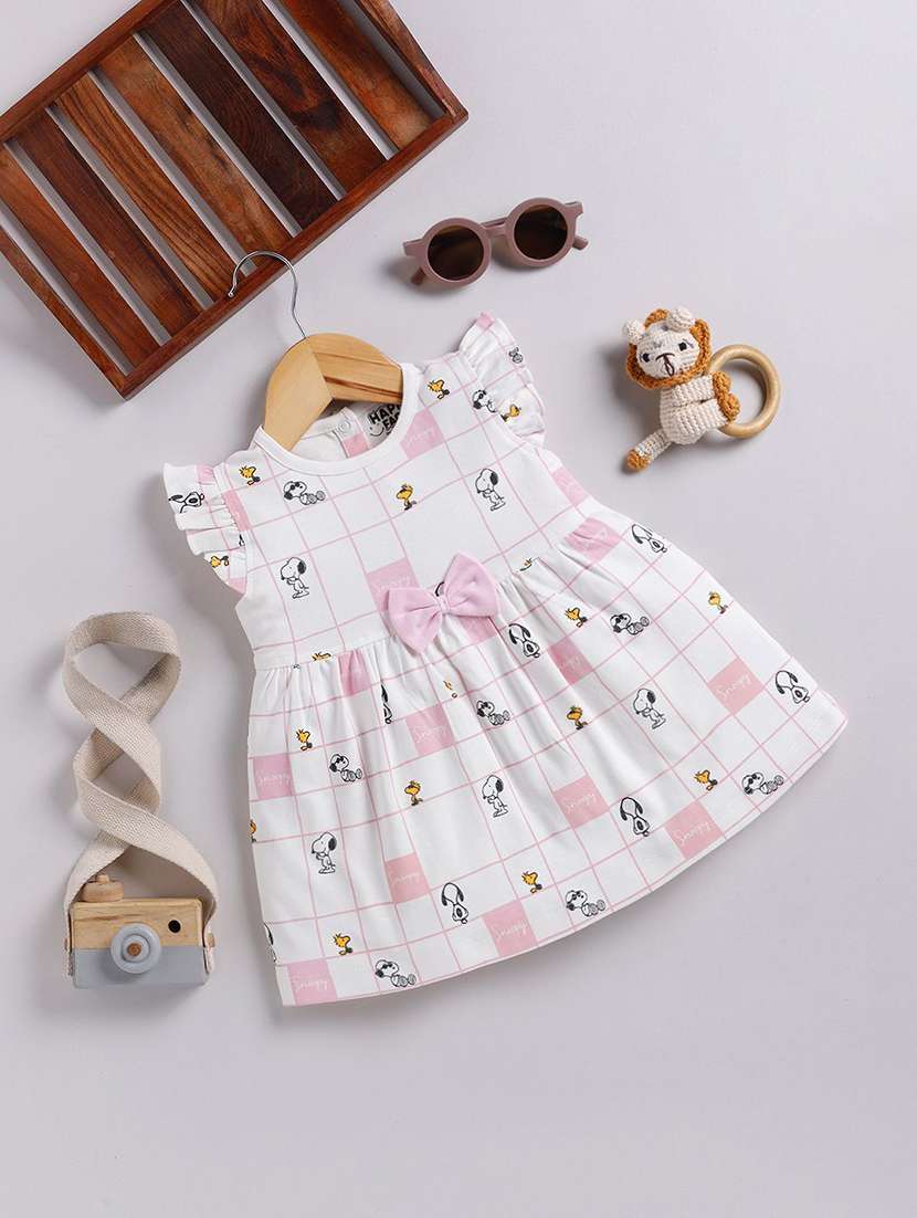 girls printed sleeveless dress
