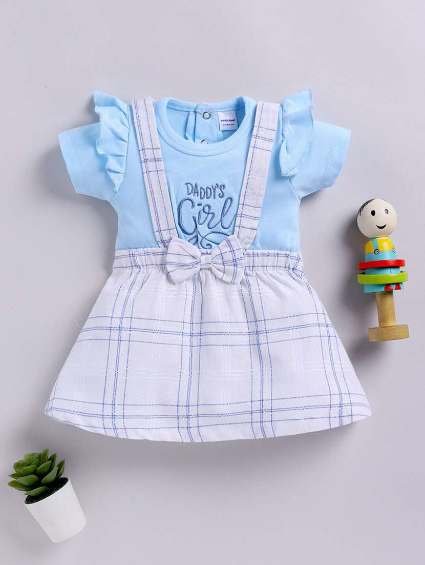 girls printed short sleeve a-line dress