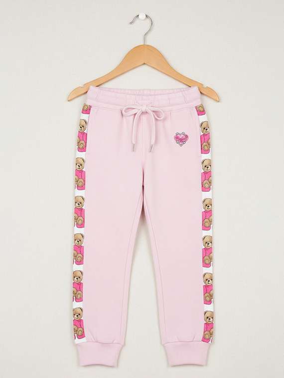 kids printed mid rise jogger