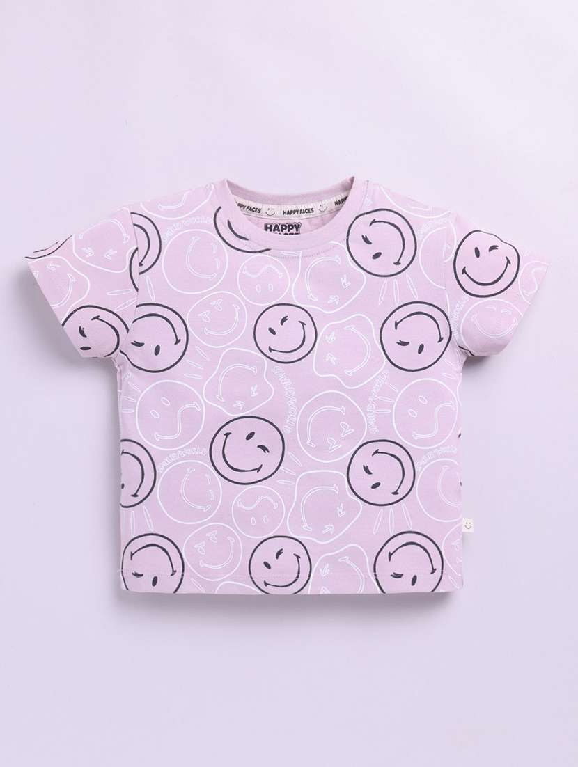 girls printed short sleeve t-shirt