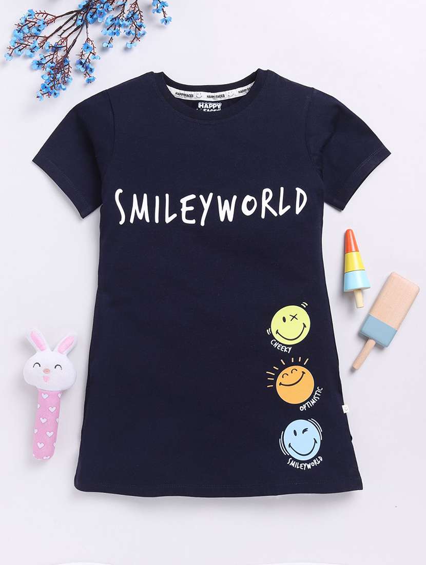 girls printed short sleeve tee