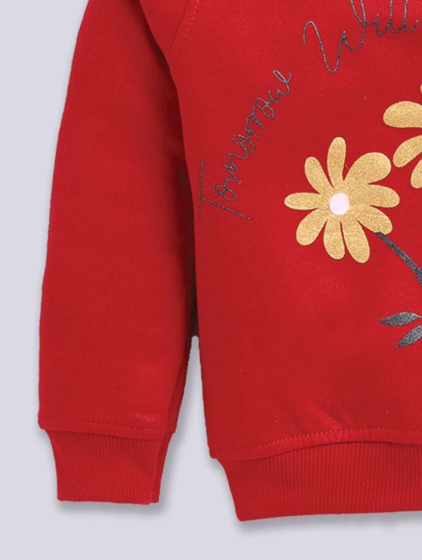 girls printed long sleeve sweatshirt - 22283350 -  Standard Image - 3