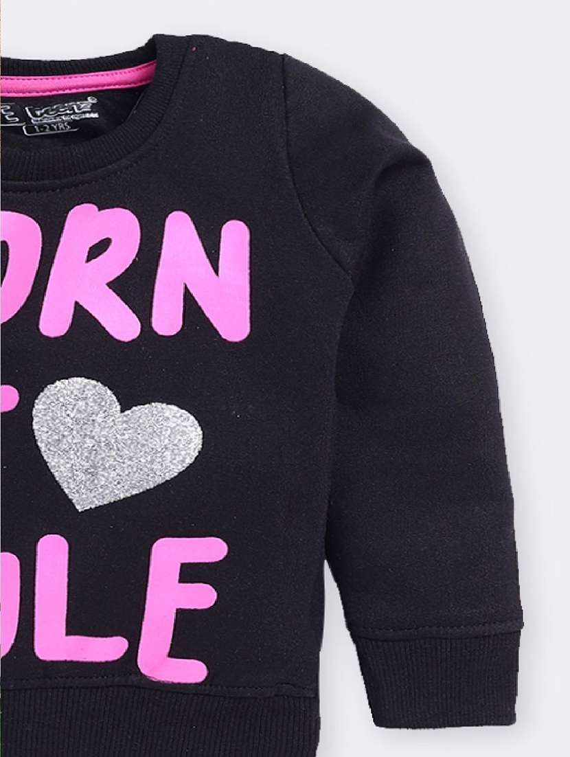 girls printed long sleeve sweatshirt - 22283352 -  Standard Image - 3