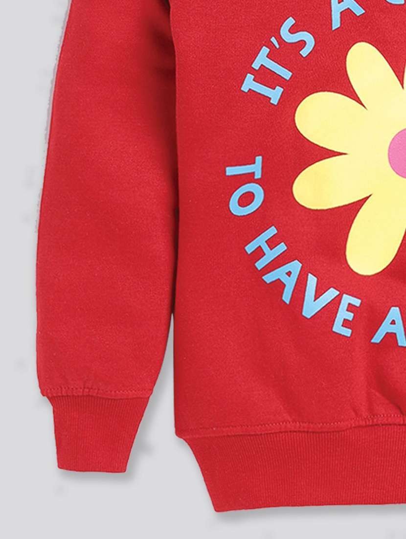 girls printed long sleeve sweatshirt - 22283354 -  Standard Image - 3