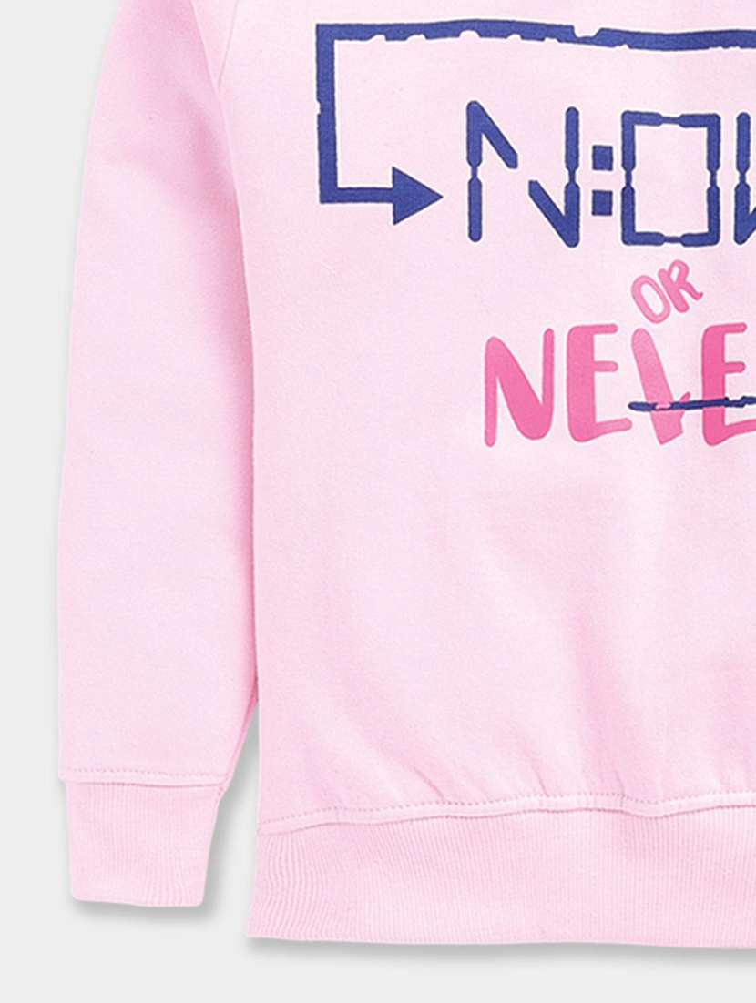 girls printed long sleeve sweatshirt - 22283357 -  Standard Image - 3