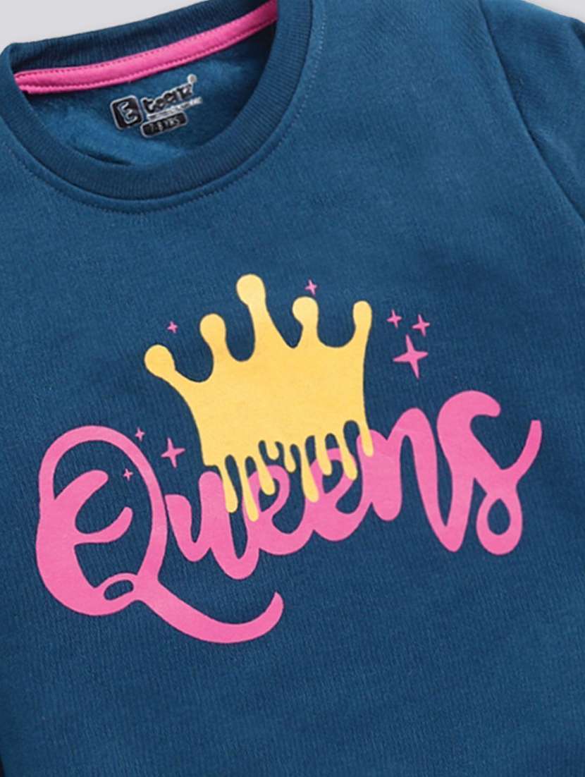 girls printed long sleeve sweatshirt - 22283364 -  Standard Image - 3