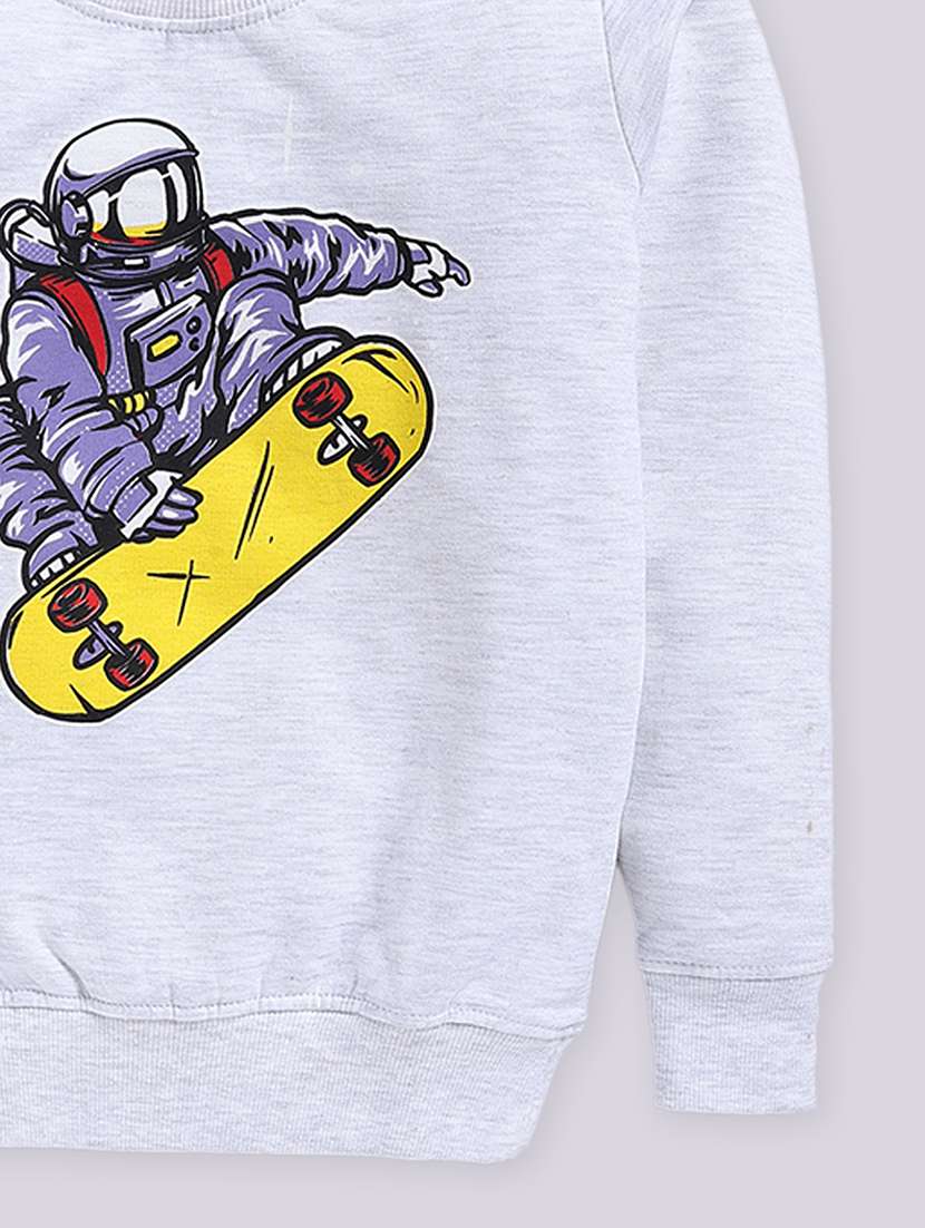 kids printed long sleeve sweatshirt - 22283375 -  Standard Image - 3