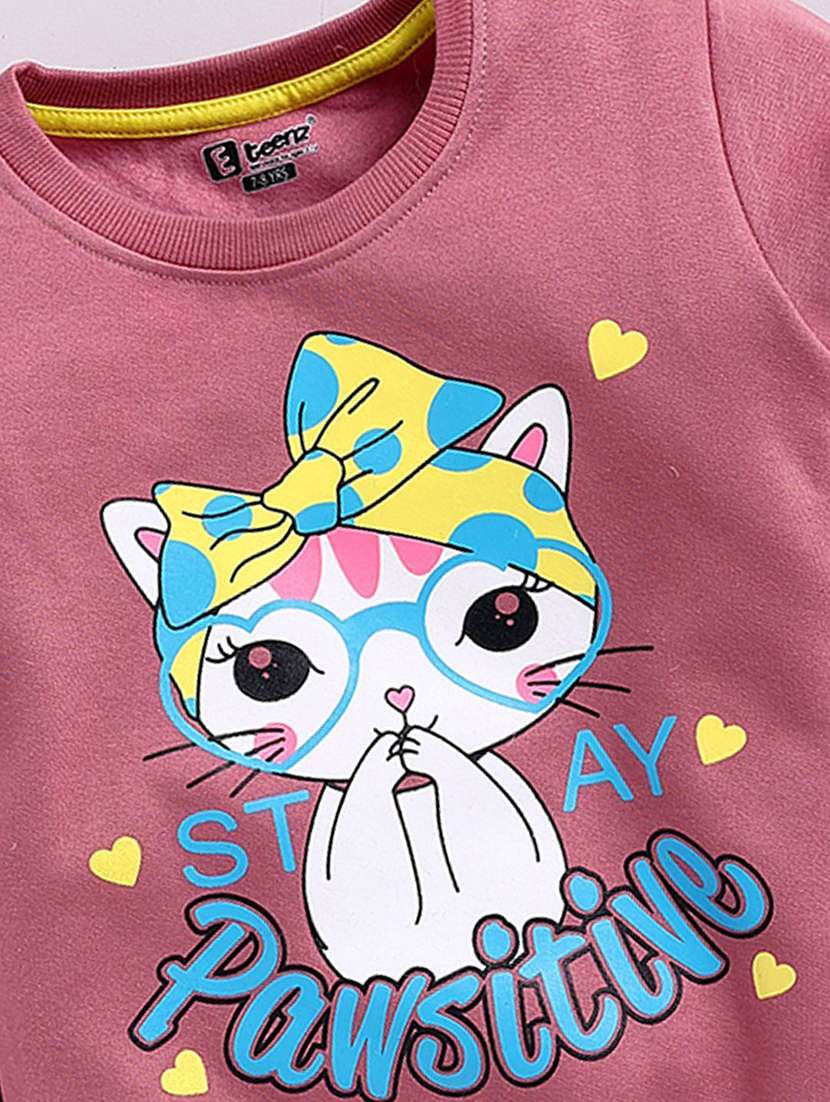 kids printed long sleeve sweatshirt - 22283391 -  Standard Image - 3