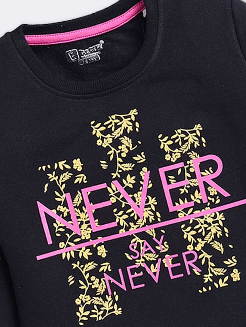 girls printed long sleeve sweatshirt - 22283399 -  Standard Image - 3