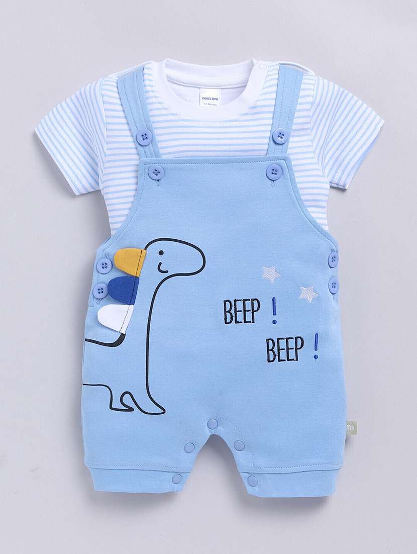 kids printed short sleeve romper