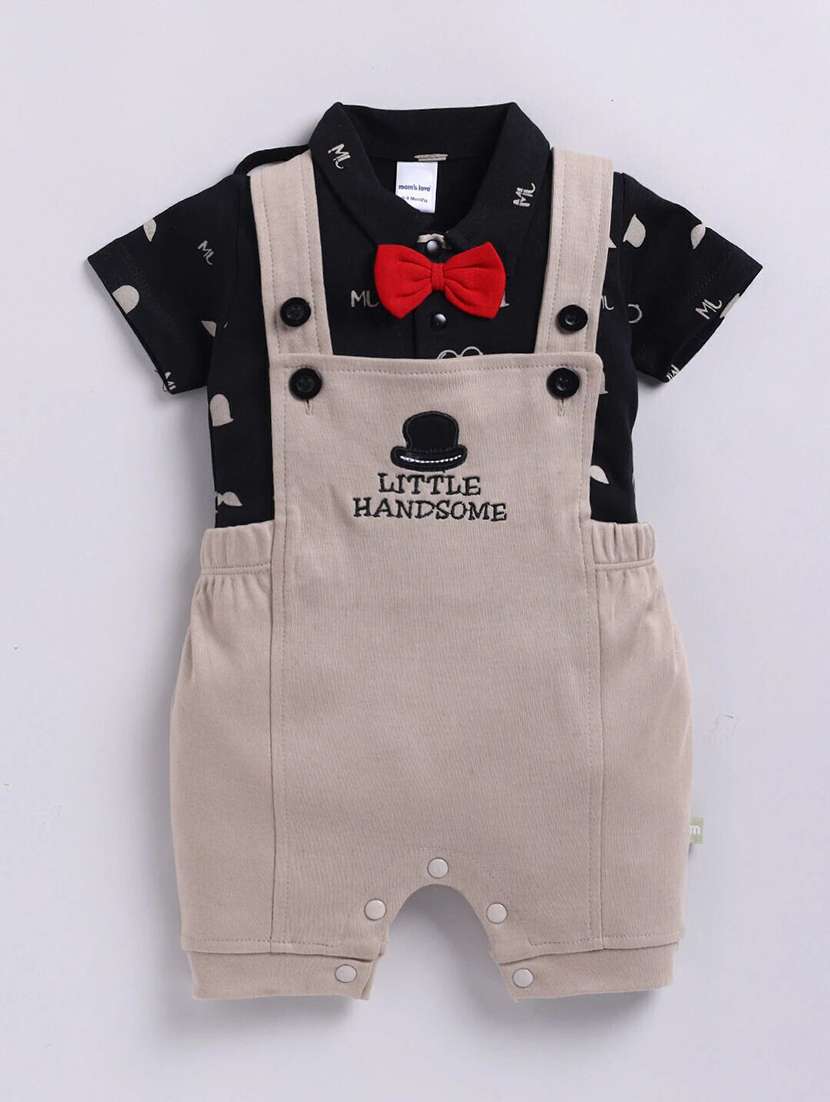 kids printed short sleeve romper