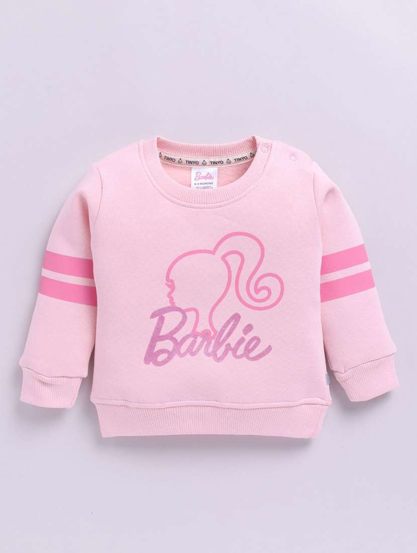 girls printed long sleeve sweatshirt