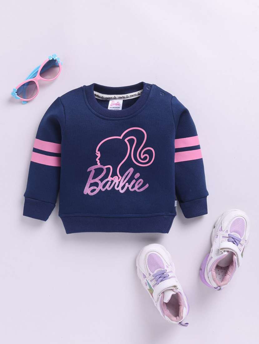 kids printed long sleeve sweatshirt