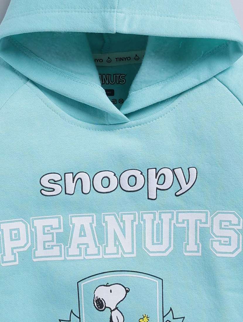 girls printed long sleeve hooded sweatshirt - 22283593 -  Standard Image - 3